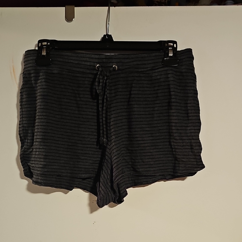 Old Navy Black Striped Athletic Shorts
